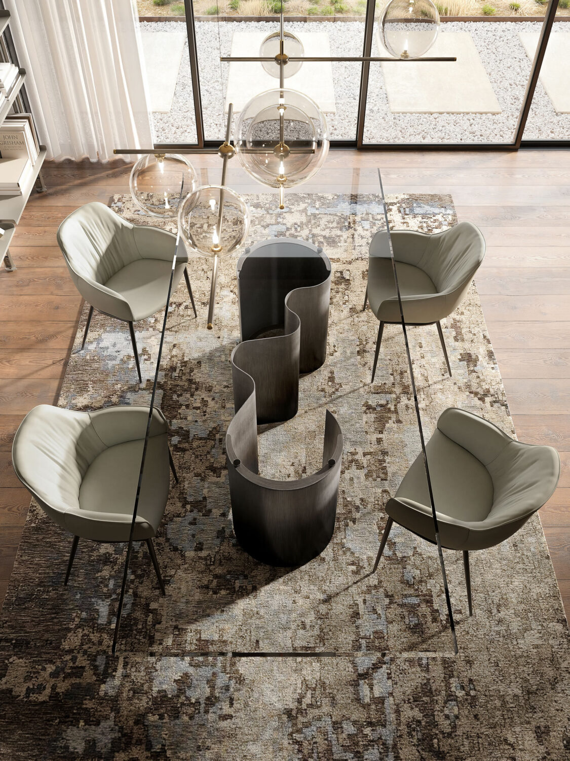 Tavolo Papel Glass - Cattelan Italia