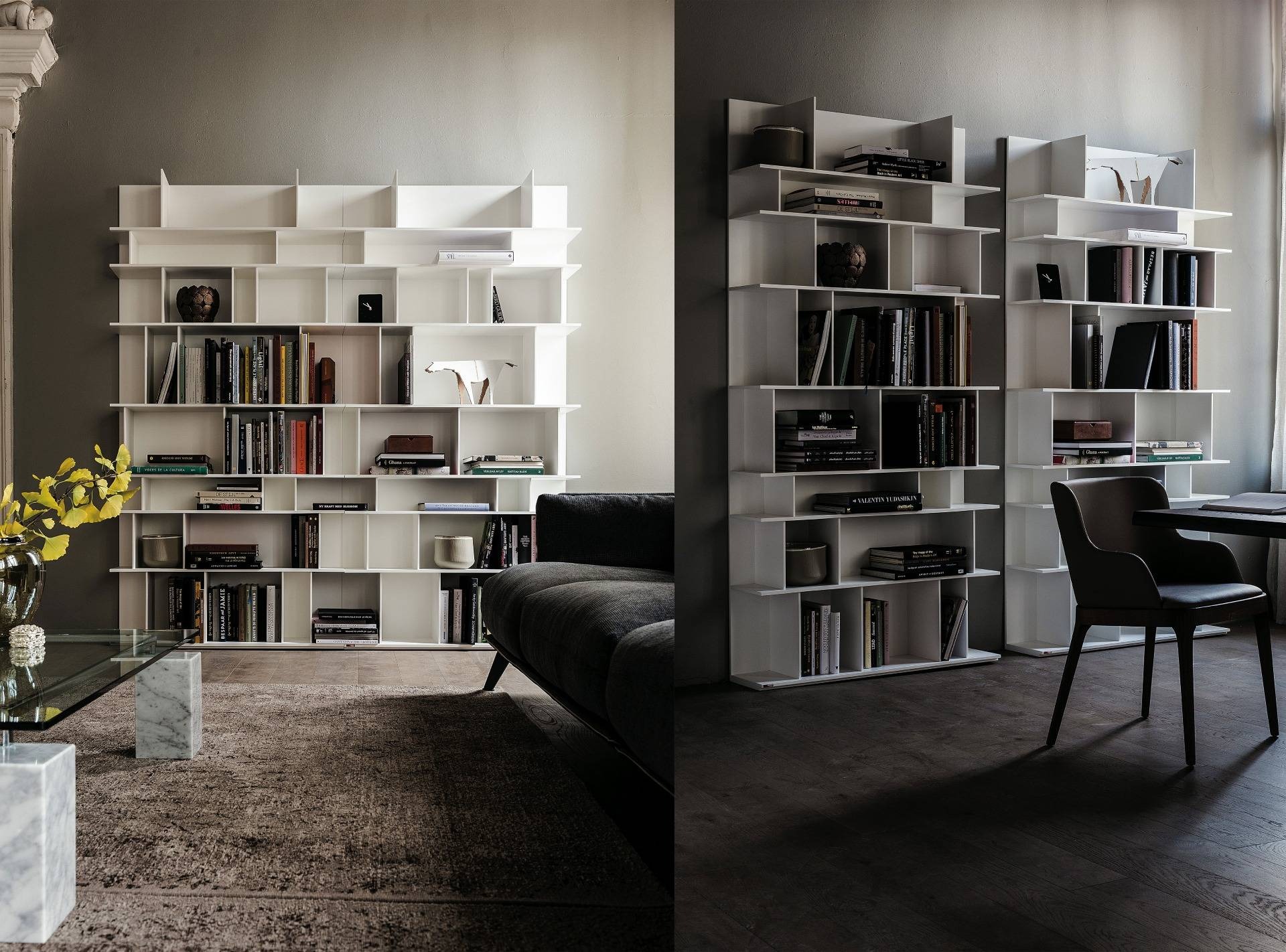 Libreria Wally ,2x215H Cattelan Italia Galleria 2 / Finitura 2