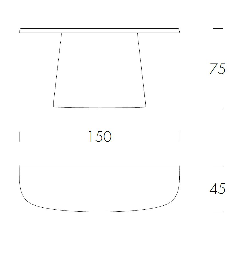 Consolle Adone Tonin Casa 150×45×75 cm - immagine 4