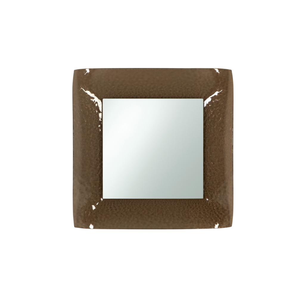 Specchio Deco Tonin Casa 80×80 cm, argento