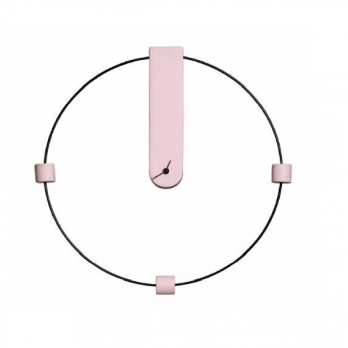 Orologio analogico Memo Tonin Casa, metallo nero opaco