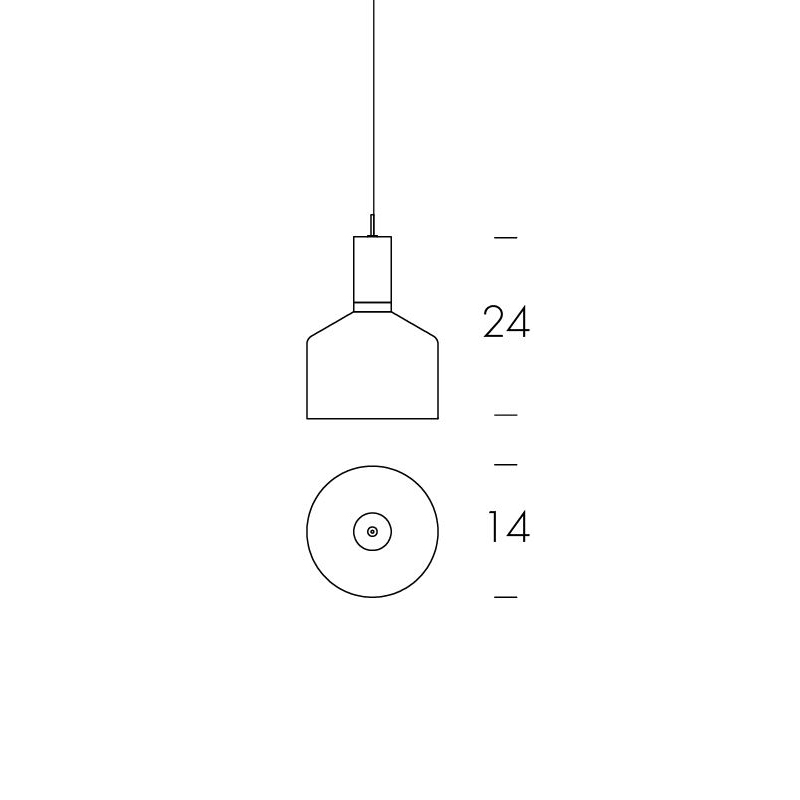 Lampada Shade Tonin Casa D.14×24H - immagine 4